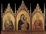 Madonna and Child with Sts Matthew and Nicholas by Bernado Daddi